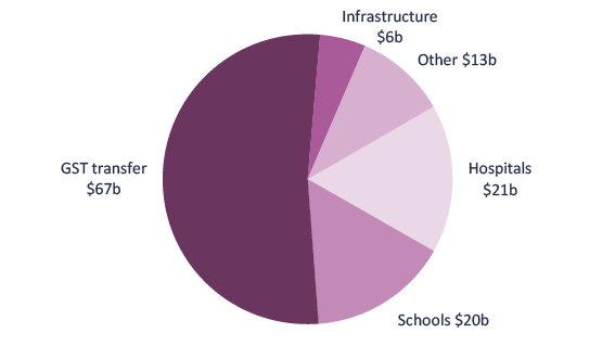 2018-19 MYEFO Snapshot - Figure 13 - Payments to states in 2018-19