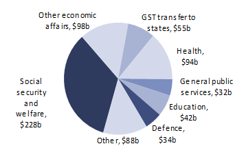 2020-21 Budget snapshot Figure 14: Expenses in 2020–21