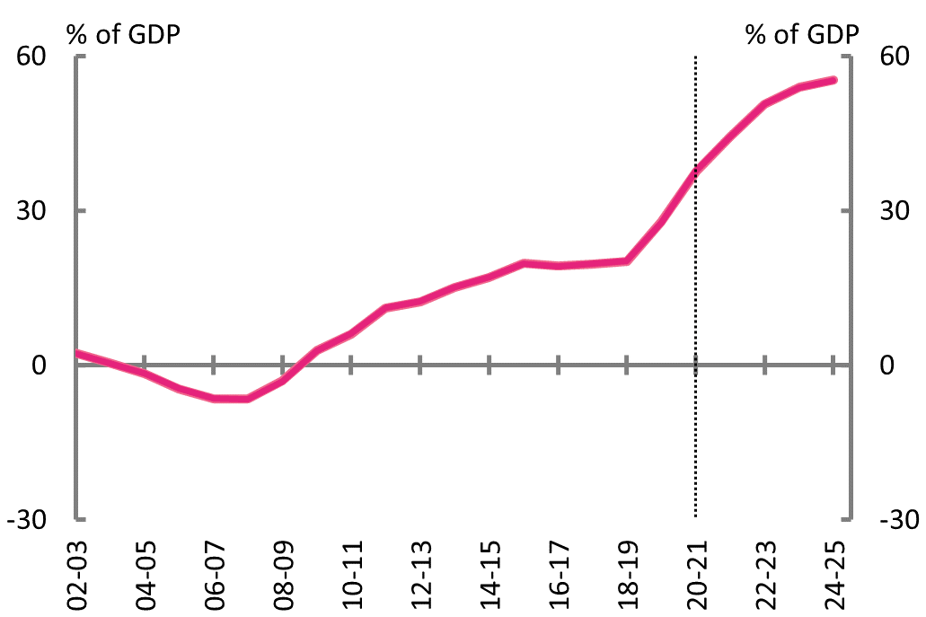 Figure 1D: Net debt