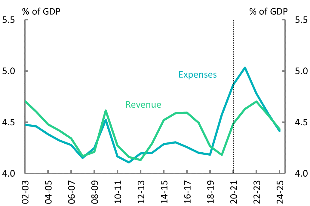 Figure 3C: Revenue and expenses