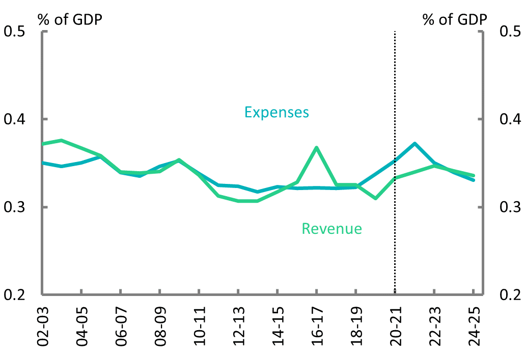 Figure 8C: Revenue and expenses